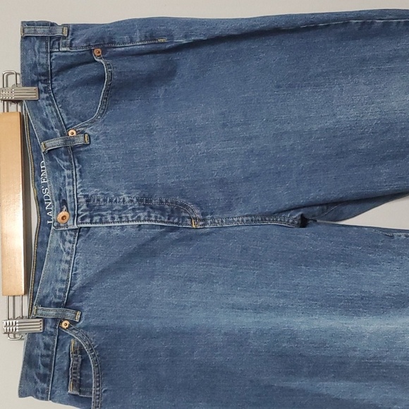 Lands' End jeans women's size 18 blue straight leg fit 3 - Picture 10 of 16